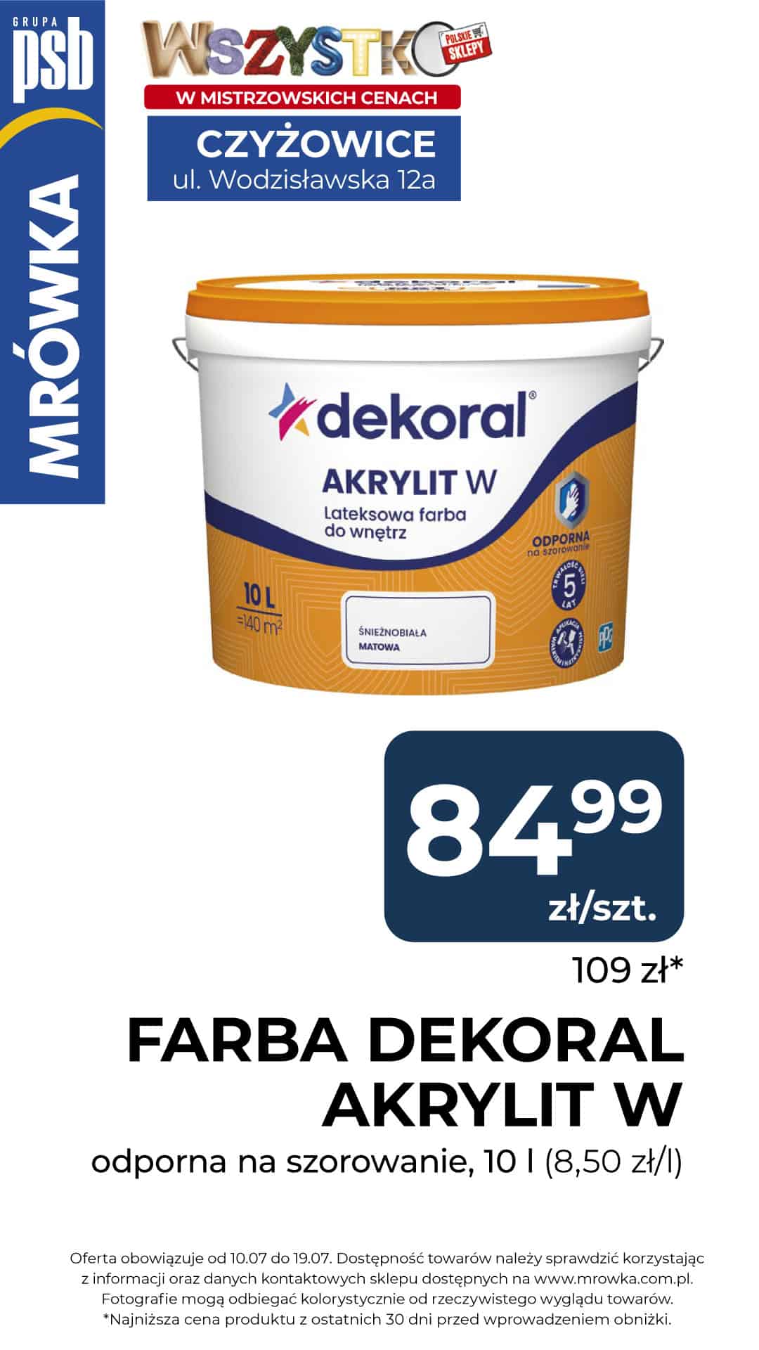 MIKOS - FARBA DEKORAL AKRYL W