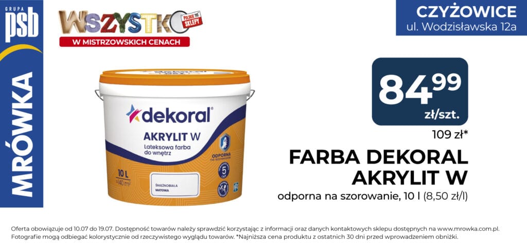 MIKOS - FARBA DEKORAL AKRYL W